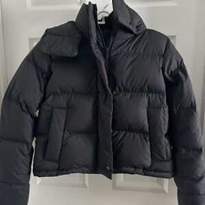 Lululemon Athletica Black Down Jacket
